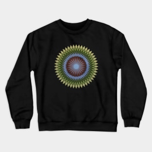 Stained Glass Geometry #2 - the sun also rises Crewneck Sweatshirt